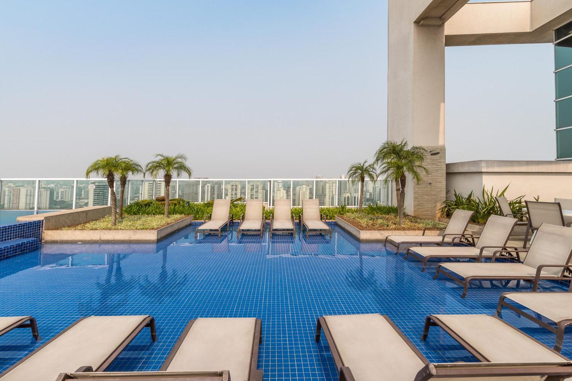 Estilo, Conforto E Vista Panoramica Ideal Para Trabalho Ou Lazer Sao Paulo Exterior foto
