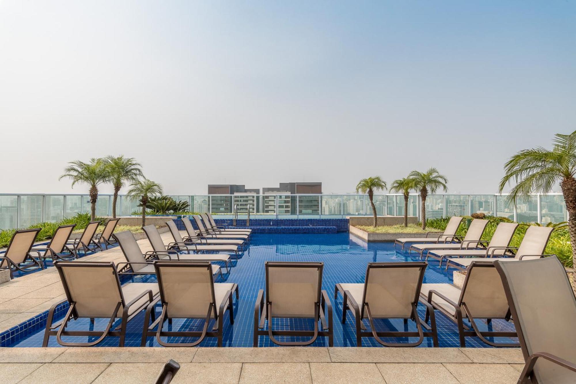 Estilo, Conforto E Vista Panoramica Ideal Para Trabalho Ou Lazer Sao Paulo Exterior foto